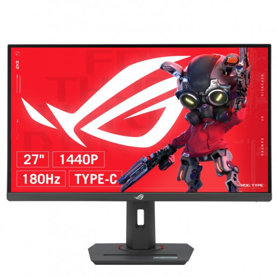 Monitor 27 inch XG27ACS ROG IPS-F 180Hz 1MS/350cd/m2/ HDMI DP PIVOT USB-C H:0-120MM