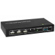 2-port HDMI/USB KVM switch 2x1 with audio