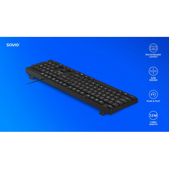 Wired keyboard KB-01 SAVIO