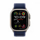 Watch Ultra 2 GPS + Cellular 49 mm Natural Titanium Case with Blue Trail Loop - S/M