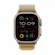 Watch Ultra 2 GPS + Cellular 49 mm Natural Titanium Case with Tan Alpine Loop - Large