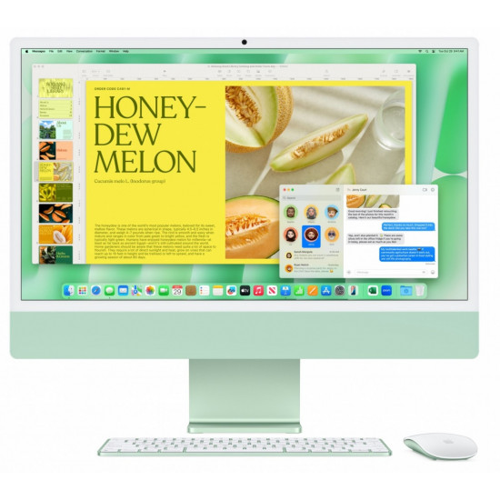 iMac 24 inch: M4 10/10, 24GB, 512GB SSD - Green