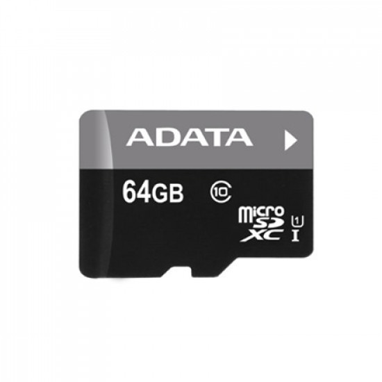 ADATA 64GB micro SDXC UHS-I Class10 +SD adapter