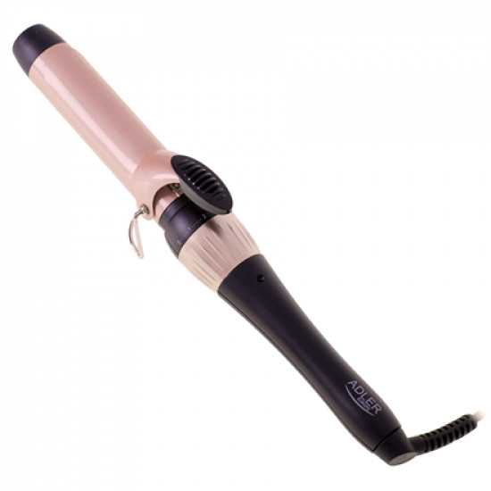 Adler Curling Iron AD 2118 Ceramic heating system, Barrel diameter 32 mm, Temperature (max) 200 C, 56 W, Black/Pink