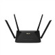 Wireless Router|ASUS|Wireless Router|1800 Mbps|Wi-Fi 5|Wi-Fi 6|IEEE 802.11a/b/g|IEEE 802.11n|USB|1 WAN|3x10/100/1000M|Number of antennas 4|RT-AX53U