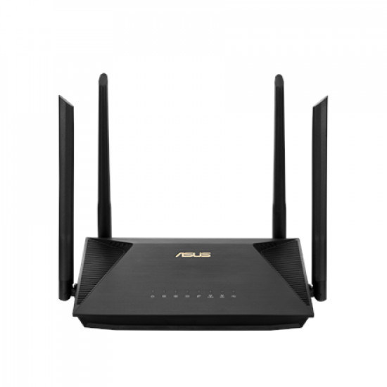 Wireless Router|ASUS|Wireless Router|1800 Mbps|Wi-Fi 5|Wi-Fi 6|IEEE 802.11a/b/g|IEEE 802.11n|USB|1 WAN|3x10/100/1000M|Number of antennas 4|RT-AX53U