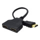 Dual port passive splitter HDMI 