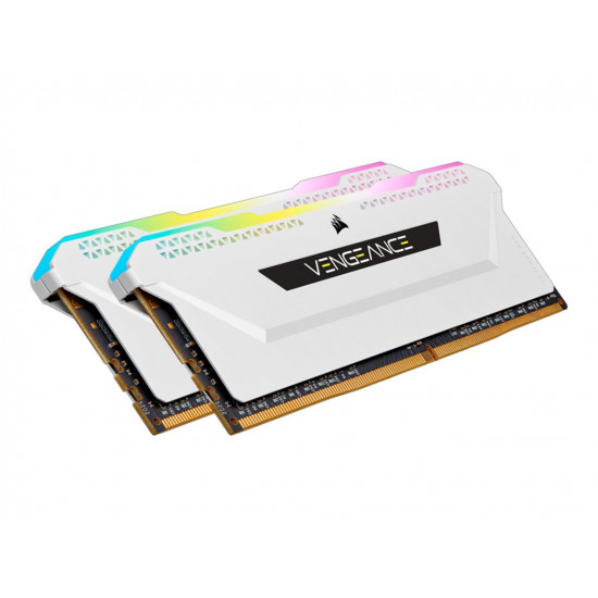 CORSAIR DDR4 32GB 2x16GB 3600MHz DIMM CL18 VENGEANCE RGB PRO SL White 1.35V XMP 2.0