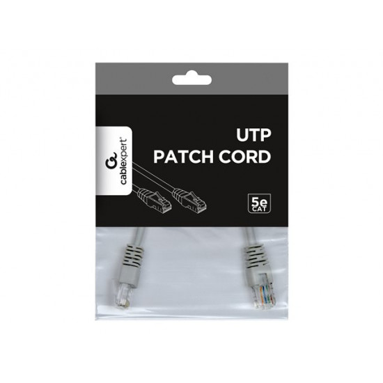 GEMBIRD CAT5e UTP Patch cord grey 0.25m