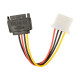 Sata Power Cable 15PIN Male- 4PIN Molex 15cm | Turime sandėlyje | ITwork