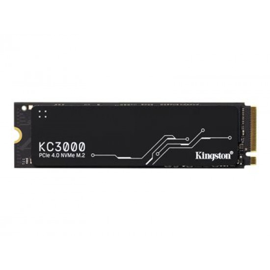 SSD|KINGSTON|KC3000|1TB|M.2|NVMe|3D TLC|Write speed 6000 MBytes/sec|Read speed 7000 MBytes/sec|TBW 800 TB|MTBF 1800000 hours|SKC3000S/1024G