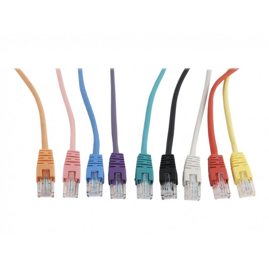 PATCH CABLE CAT5E UTP 0.25M/RED PP12-0.25M/R GEMBIRD