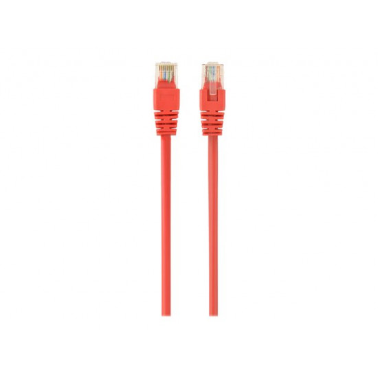 PATCH CABLE CAT5E UTP 0.25M/RED PP12-0.25M/R GEMBIRD