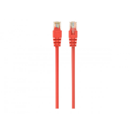 PATCH CABLE CAT5E UTP 0.25M/RED PP12-0.25M/R GEMBIRD