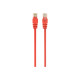 PATCH CABLE CAT5E UTP 0.25M/RED PP12-0.25M/R GEMBIRD