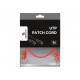 PATCH CABLE CAT5E UTP 0.25M/RED PP12-0.25M/R GEMBIRD