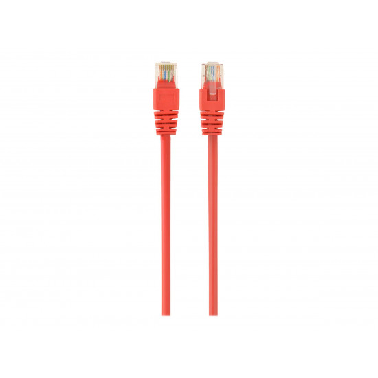 PATCH CABLE CAT5E UTP 0.25M/RED PP12-0.25M/R GEMBIRD