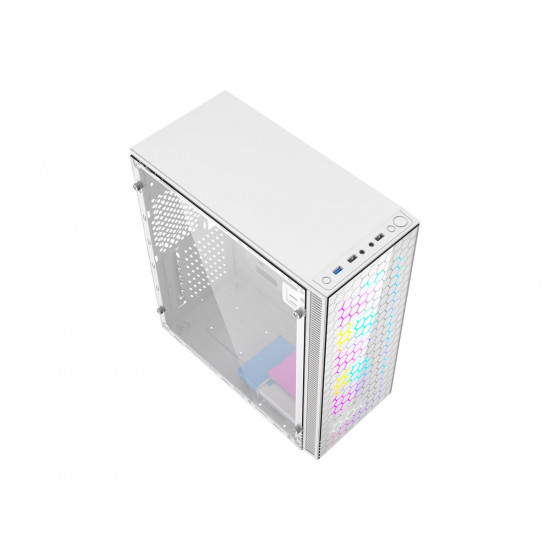 GEMBIRD Gaming ARGB case Fornax 500 white