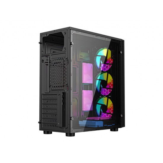 GEMBIRD Gaming ARGB case Fornax 500 black