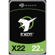 HDD|SEAGATE|Exos X22|22TB|SATA|512 MB|7200 rpm|Discs/Heads 10/20|ST22000NM001E