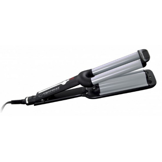 Esperanza EBL013 hair styling tool Curling iron Black,Silver 1.8 m 55 W