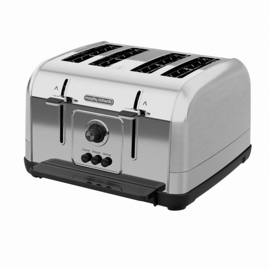 Morphy Richards 240130 toaster 4 slice(s) 1800 W Brushed steel