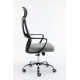 Topeshop FOTEL NIGEL SZARY office/computer chair Padded seat Mesh backrest