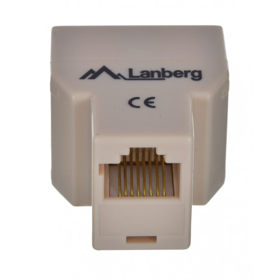 Lanberg AD-RJ45-2RJ45-OU network splitter Beige