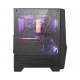 MSI MAG FORGE 100M Mid Tower Gaming Computer Case 'Black, 2x 120mm ARGB PWM Fan, 1x 120mm Fan, 1-6 ARGB Hub, Mystic Light Sync, Tempered Glass Panel, ATX, mATX, mini-ITX'