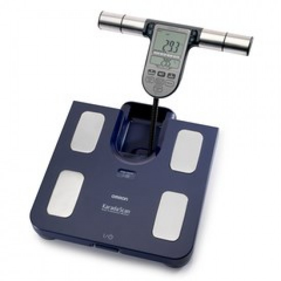 Omron BF511 Square Blue Electronic personal scale