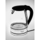 Adler AD 1225 electric kettle 1.7 L Black,Stainless steel,Transparent 2200 W