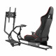 NanoRS RS160 Gaming Chair Racing Simulator Stand 3 in 1 PC Console Gamers Synthetic Leather Cover Steering Wheel Stand TV Bracket Up to 50 Max. Vesa 400x400