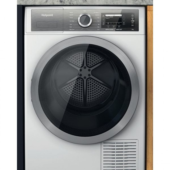 Hotpoint H8 D94WB EU tumble dryer Freestanding Front-load 9 kg A+++ White