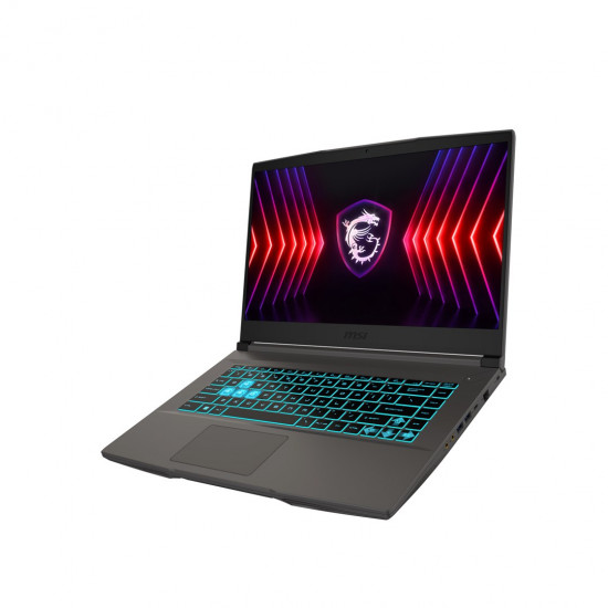 MSI Thin 15 B12VE-1817XPL Intel® Core™ i5 i5-12450H Laptop 39.6 cm (15.6) Full HD 16 GB DDR4-SDRAM 512 GB SSD NVIDIA GeForce RTX 4050 Wi-Fi 6E (802.11ax) NoOS Grey