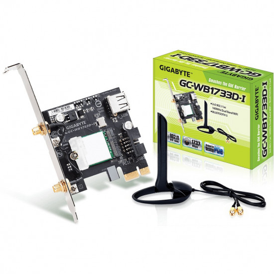 GIGABYTE GC-WB1733D-I WLAN & Bluetooth 5.0 (PCIe x1)