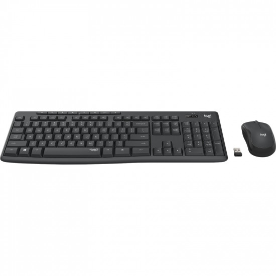 Logitech MK295 Silent wireless Combo black QWERTZ DE