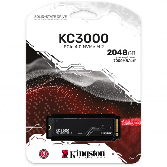 SSD M.2 2TB Kingston KC3000 NVMe PCIe 4.0 x 4