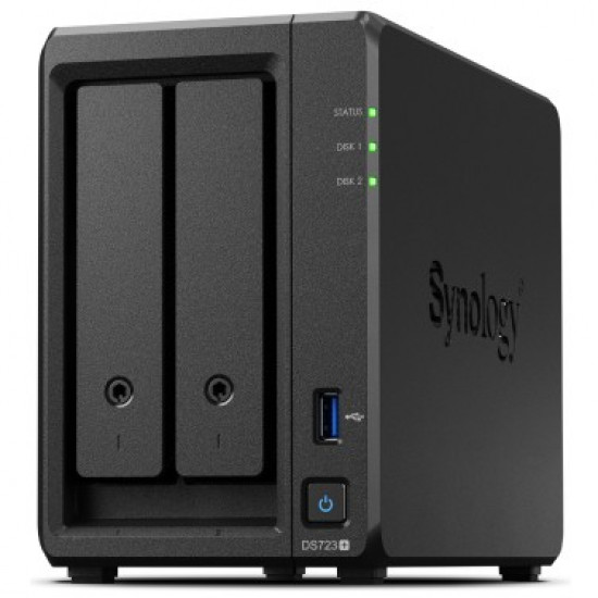 2-Bay Synology DDR 4 1x USB3.2 DS723+ 2GB 2x GBE 1