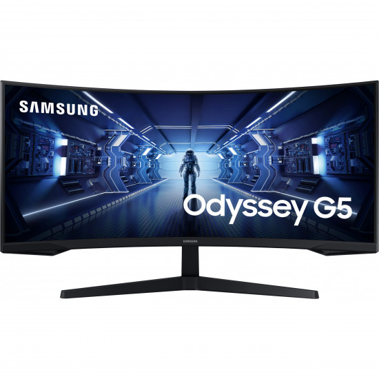 86cm/34'' (3440x1440) Samsung Odyssey C34G55TWWP Curved 21:9 1ms 144Hz HDMI DisplayPort VESA Ultra WQHD Black