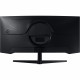 86cm/34'' (3440x1440) Samsung Odyssey C34G55TWWP Curved 21:9 1ms 144Hz HDMI DisplayPort VESA Ultra WQHD Black