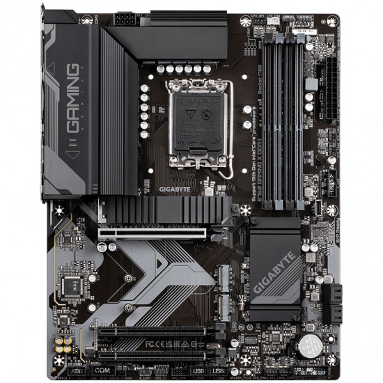 Mainboard|GIGABYTE|Intel B760 Express|LGA1700|ATX|Memory DDR4|Memory slots 4|2xPCI-Express 3.0 16x|1xPCI-Express 4.0 16x|3xM.2|1xHDMI|1xDisplayPort|5xUSB 2.0|3xUSB 3.0|1xRJ45|6xAudio port|B760GAMINGXDDR4