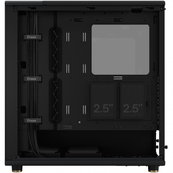 Midi Fractal Design North Charcoal Black Window Clear