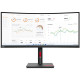 /937cm/34 (3440x1440) Lenovo ThinkVision T34w-30 4ms HDMI DP USB-C Wide Curve Raven Black