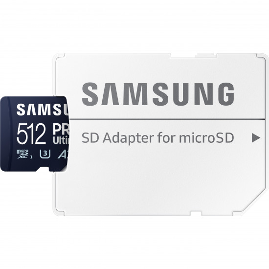 CARD 512GB Samsung PRO Ultimate microSDXC UHS-I inkl. Adapter