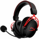 HP HyperX Cloud Alpha Wireless Gaming Headset - Virtual 7.1-Surround/DTS Headphone:X 2.0/Spatial Audio/Over-Ear - schwarz/rot