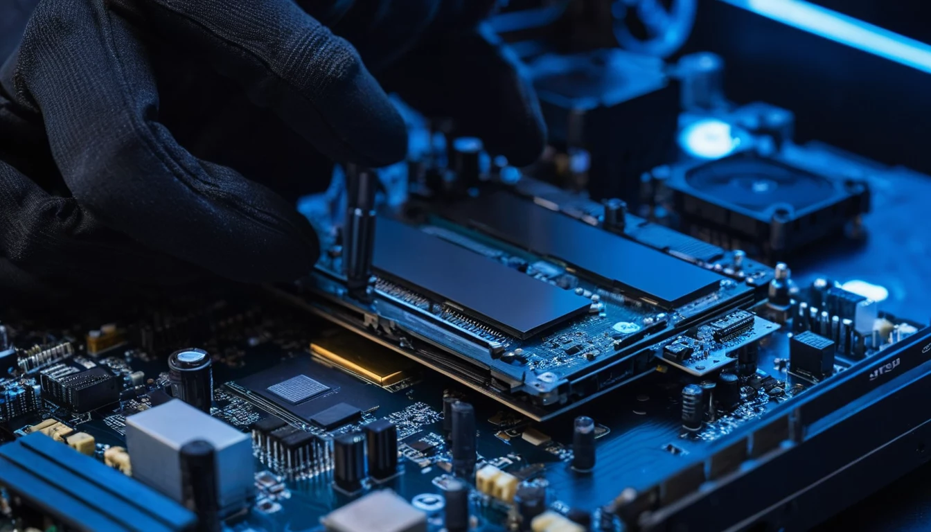 M.2 NVMe SSD diskas, idiegiamas i pagrindine plokste