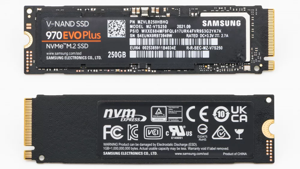 Samsung M.2 NVMe SSD